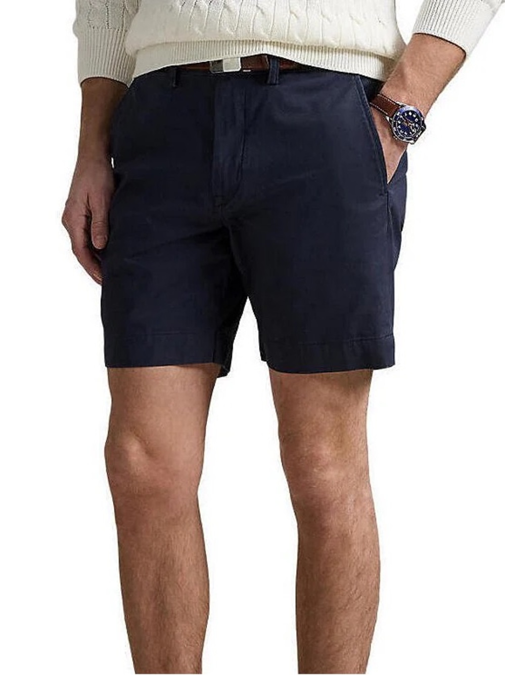 Polo Ralph Lauren Men’s Navy Chino Shorts - Classic Fit 9” 38